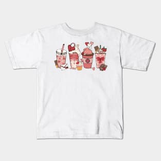 Valentines Coffee Kids T-Shirt